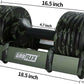 GR8FLEX Adjustable Dumbbells (Pair) 55 LB/ each