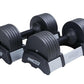 GR8FLEX Adjustable Dumbbells (Pair) 55 LB/ each