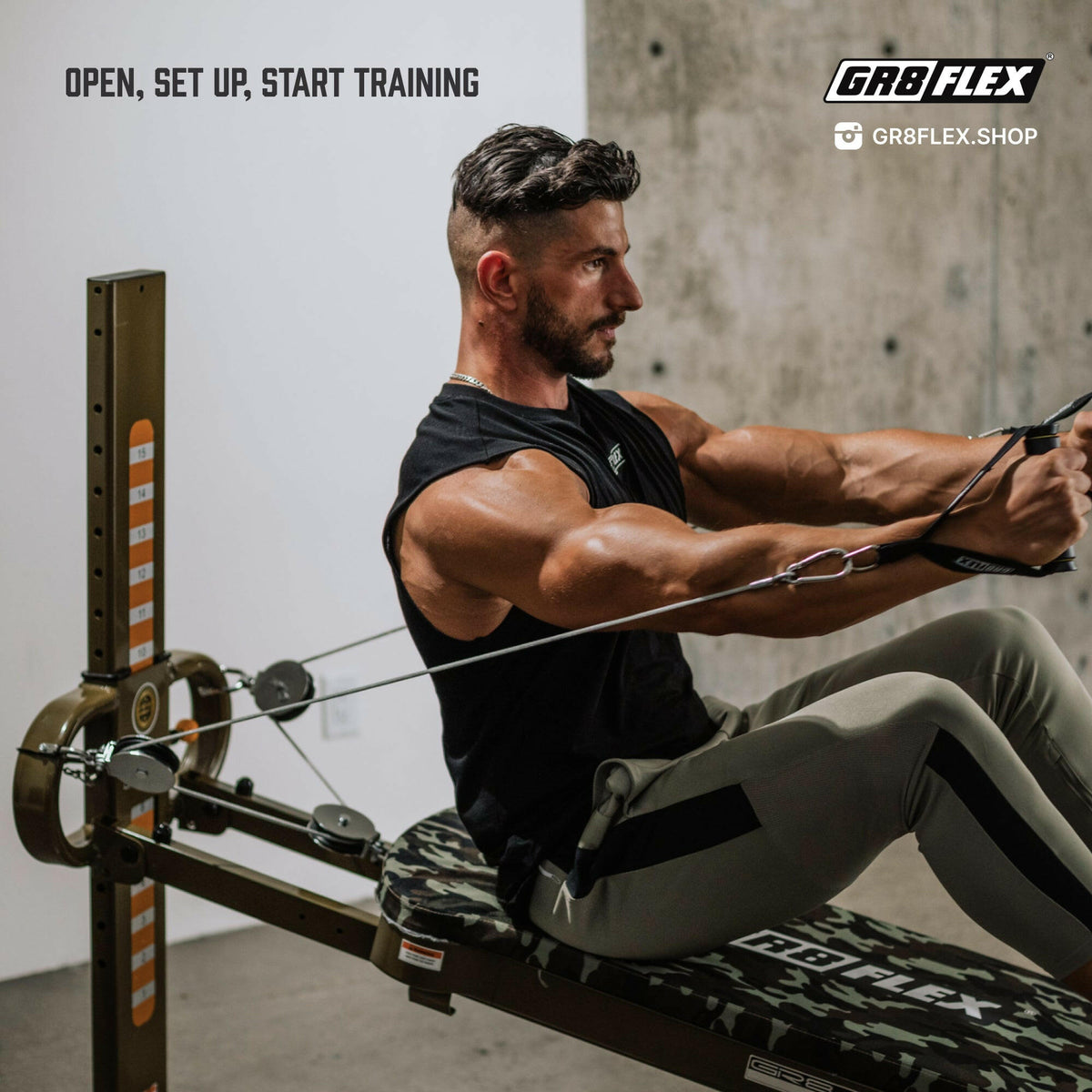 Gymnase haute performance GR8FLEX - Militaire