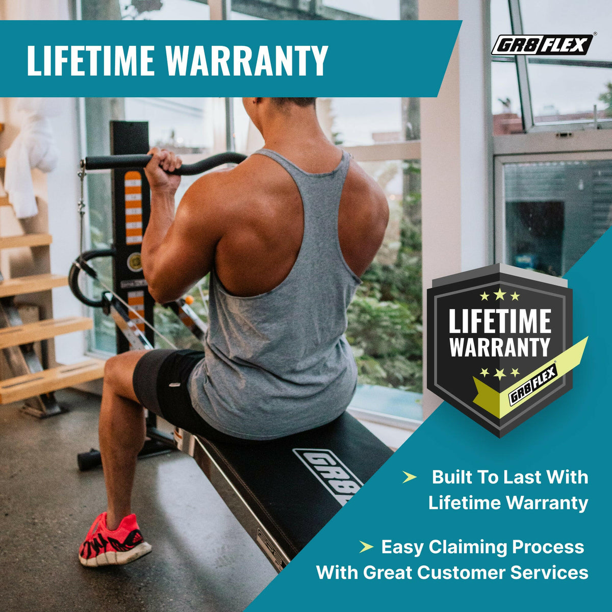 Gymnase haute performance GR8FLEX - Fibre de carbone noire
